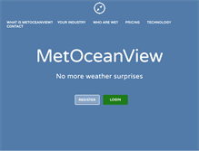 Tablet Screenshot of metoceanview.com